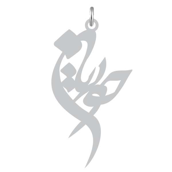 آویز گردنبند نقره کرابو طرح حوریان مدل kn2 1040