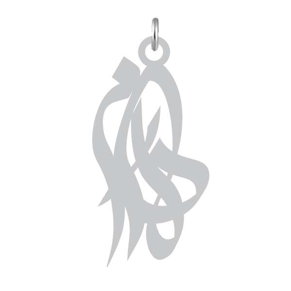 آویز گردنبند نقره کرابو طرح دلارام مدل kn2 979