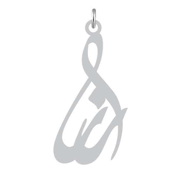 آویز گردنبند نقره کرابو طرح رزا مدل kn2 966