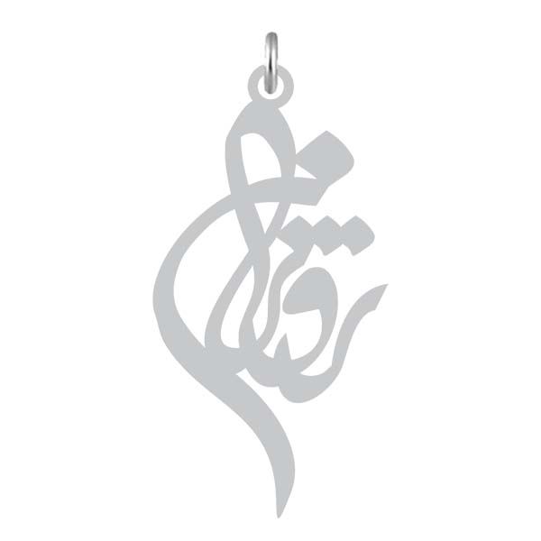 آویز گردنبند نقره کرابو طرح روژان مدل kn2 951