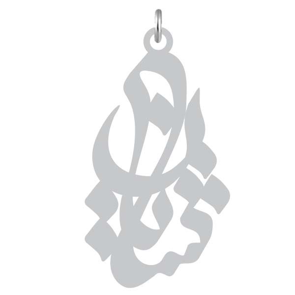آویز گردنبند نقره کرابو طرح شایان مدل kn2 849