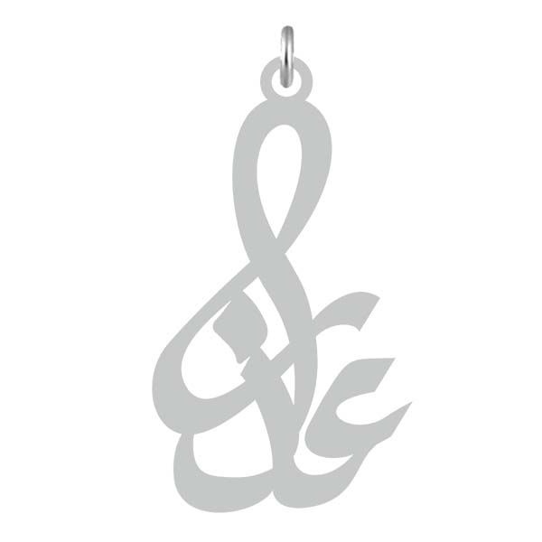 آویز گردنبند نقره کرابو طرح عذرا مدل kn2 787