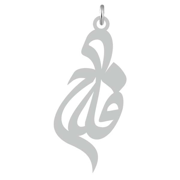 آویز گردنبند نقره کرابو طرح فلاح مدل kn2 741