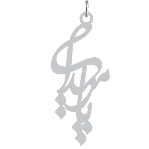 آویز گردنبند نقره کرابو طرح پارمیدا مدل kn2 1090