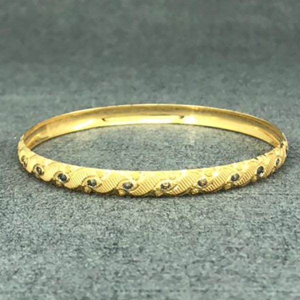 النگو طلا 18 عیار زنانه دوست خوب مدل dk146