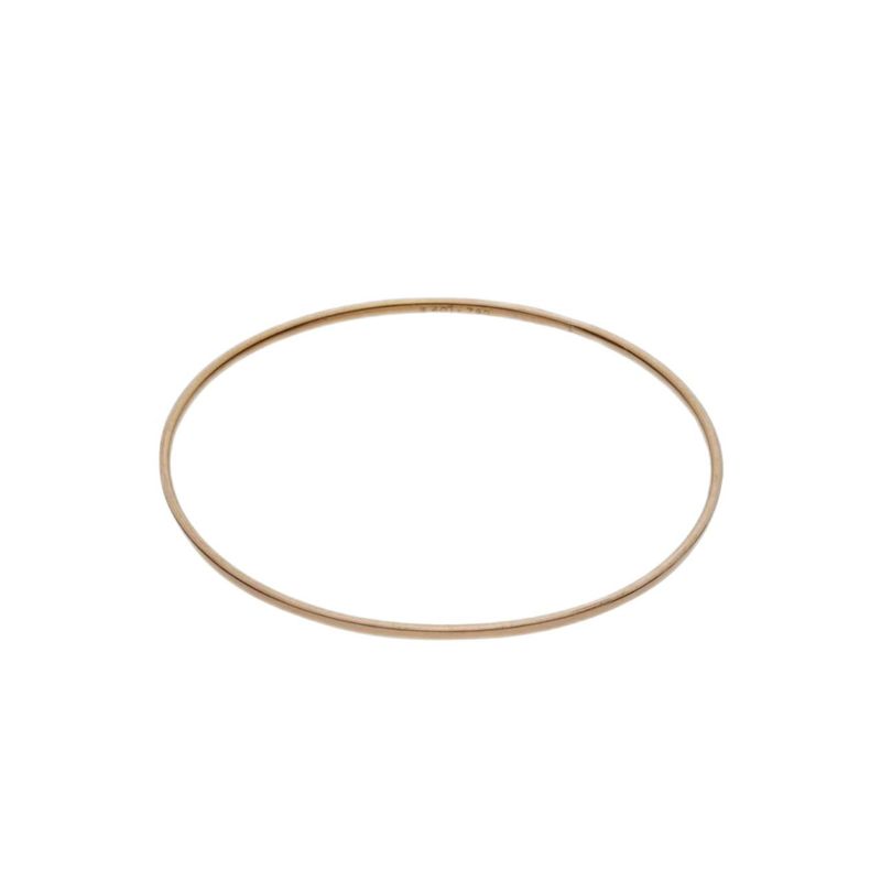 النگو طلا کم اجرت 18 عیار زنانه طلا و شمش برلیان مدل اینه ای سایز 2