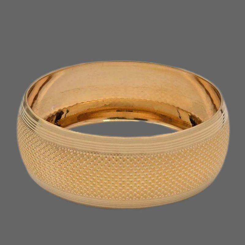 النگو طلا کم اجرت 18 عیار زنانه گالری طلا و شمش برلیان مدل دیاکو 51 سایز 1
