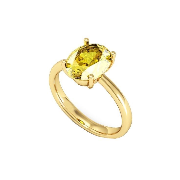 انگشتر طلا 18 عیار زنانه قیراط طرح تک سنگ کد gh6160