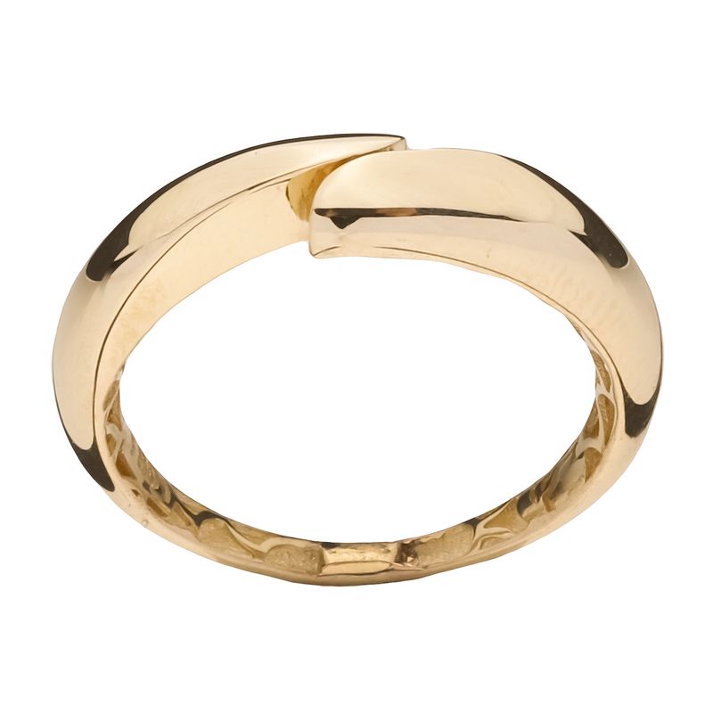 انگشتر طلا 18 عیار زنانه گلدم مدل r 3090020