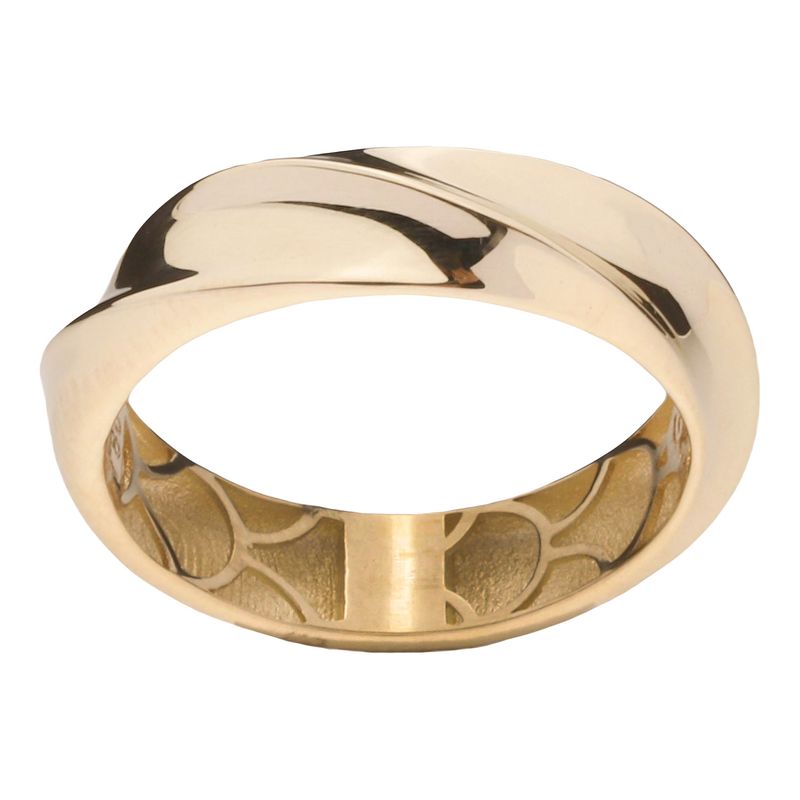 انگشتر طلا 18 عیار زنانه گلدم مدل r 3090021