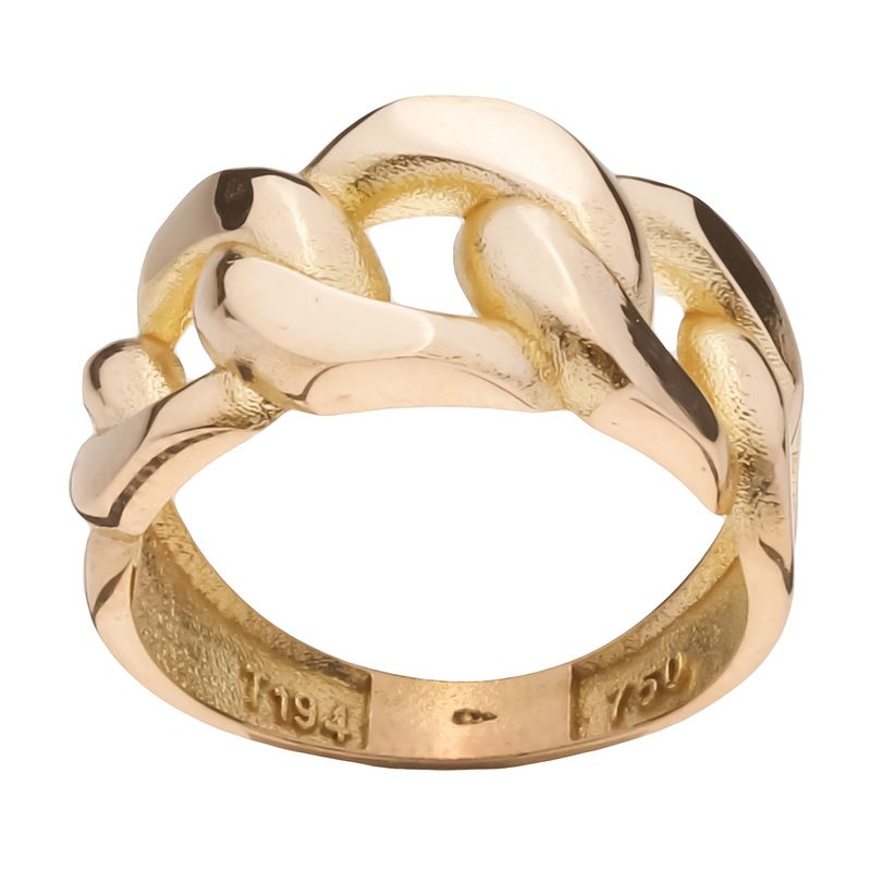 انگشتر طلا 18 عیار زنانه گلدم مدل r 3090031