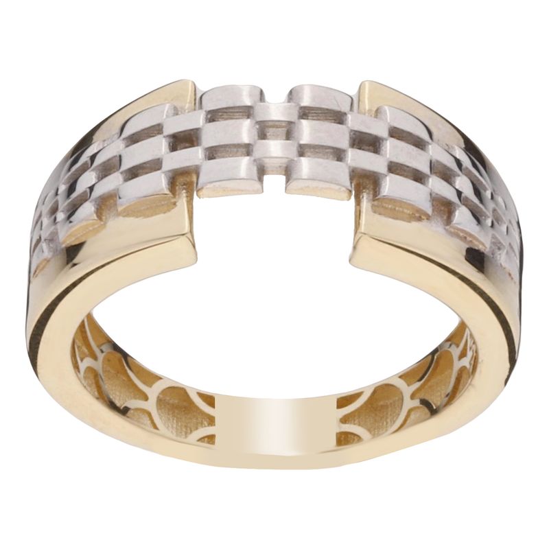 انگشتر طلا 18 عیار زنانه گلدم مدل r 3090063