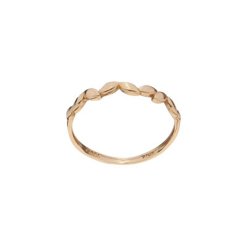 انگشتر طلا 18 عیار زنانه گلدم مدل r 3090089