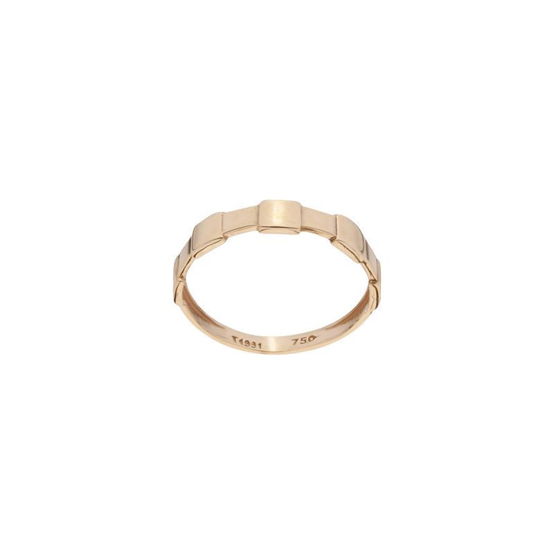 انگشتر طلا 18 عیار زنانه گلدم مدل r 3090094