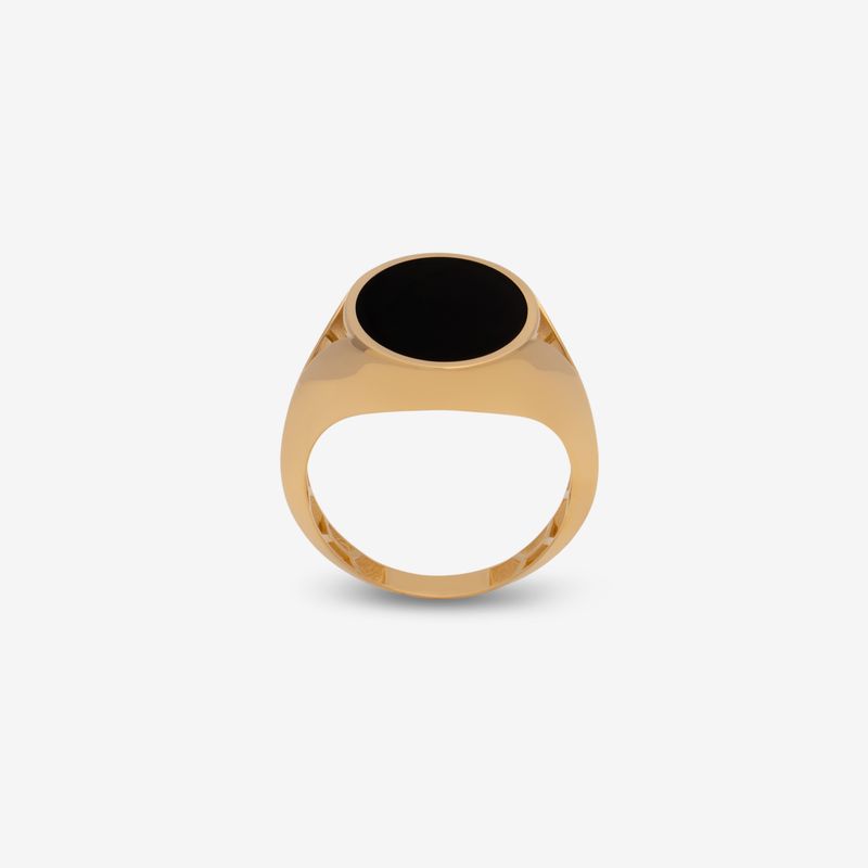انگشتر طلا 18 عیار مردانه ناریا مدل noir elite کد me12 4 سایز 65