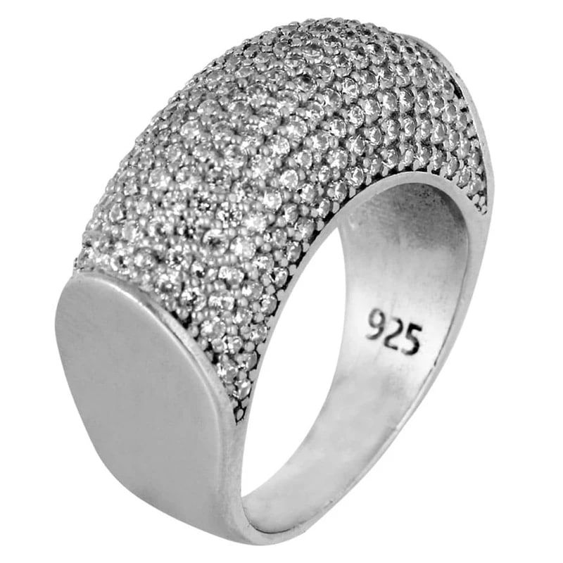 انگشتر نقره زنانه مدل mrj55 60