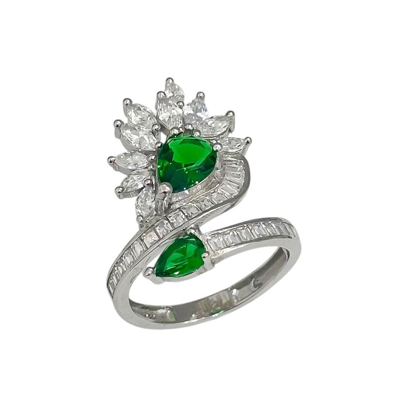 انگشتر نقره زنانه مدل میترا کد 0033 shahr