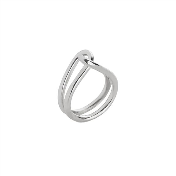 انگشتر نقره زنانه کیا ویژن مدل دواژین rsi 019