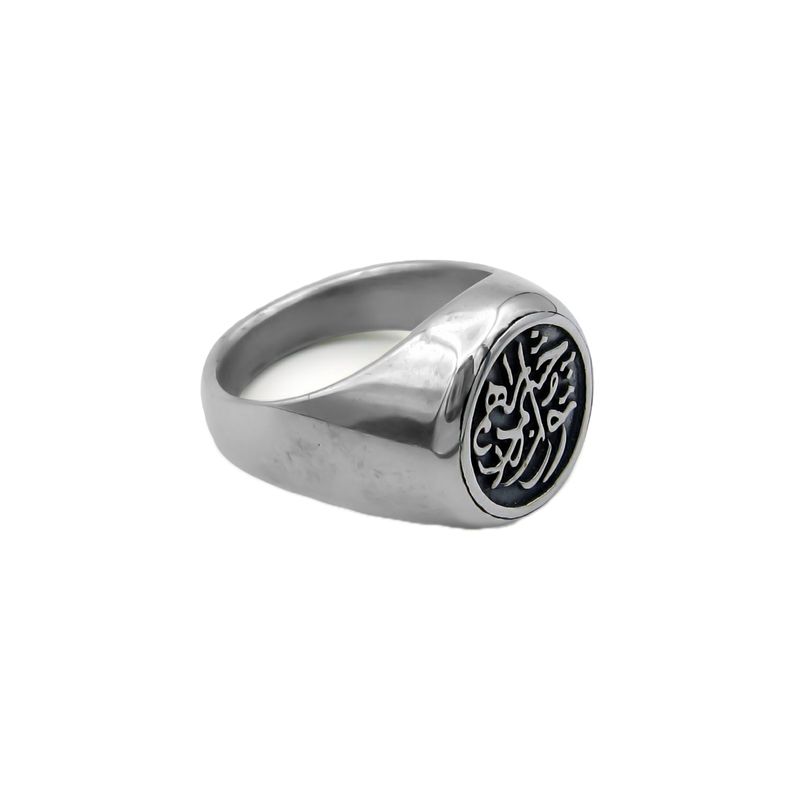 انگشتر نقره مردانه مانچو مدل تو را من چشم در راهم کد rs004 s9
