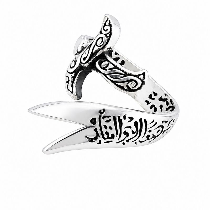 انگشتر نقره مردانه مدل 1110