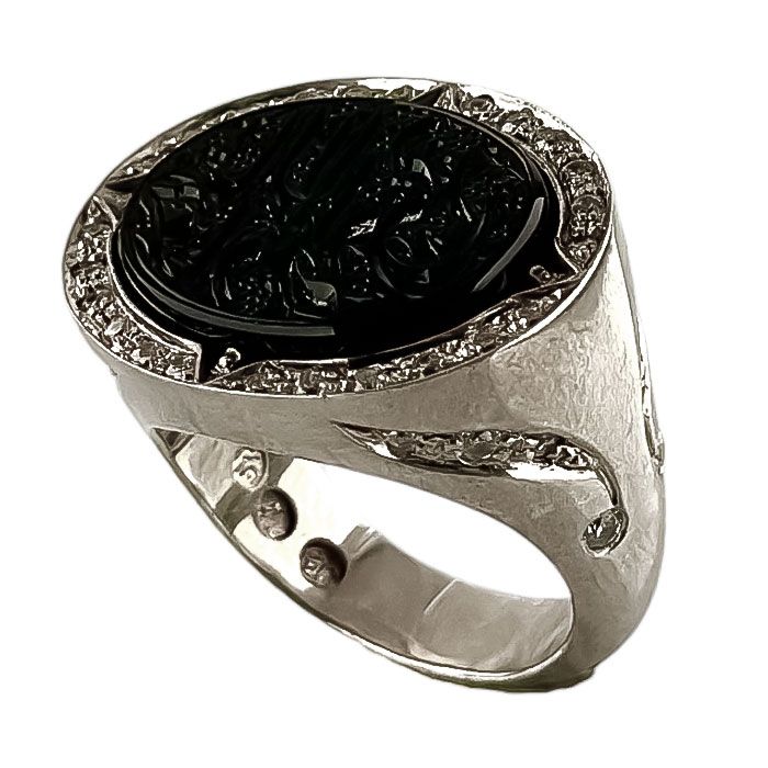 انگشتر نقره مردانه مدل r1526