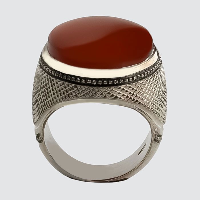 انگشتر نقره مردانه مدل r1559