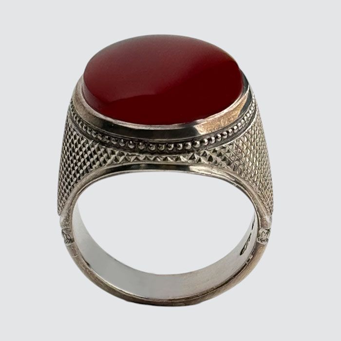 انگشتر نقره مردانه مدل r1563