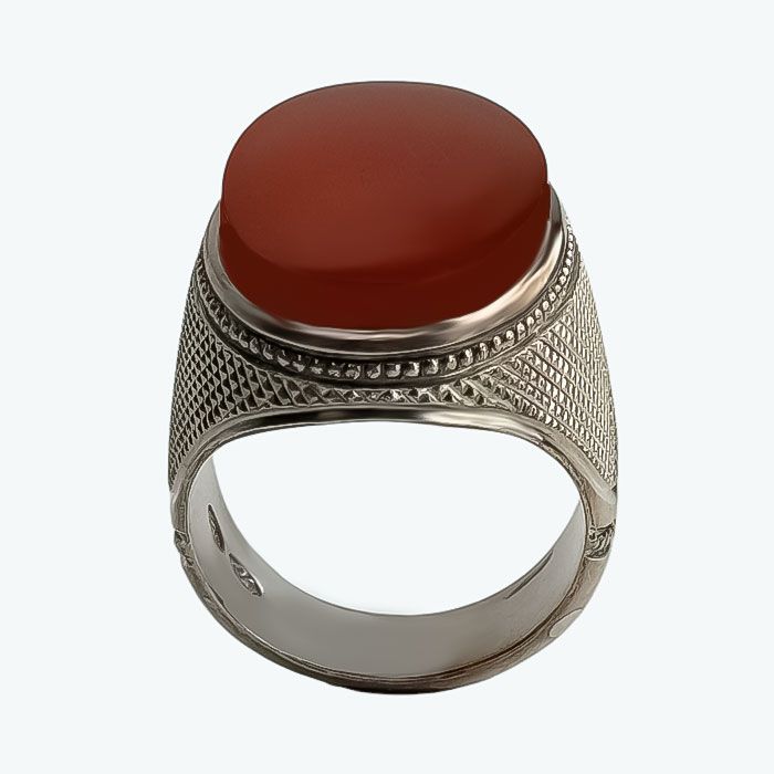 انگشتر نقره مردانه مدل r1569