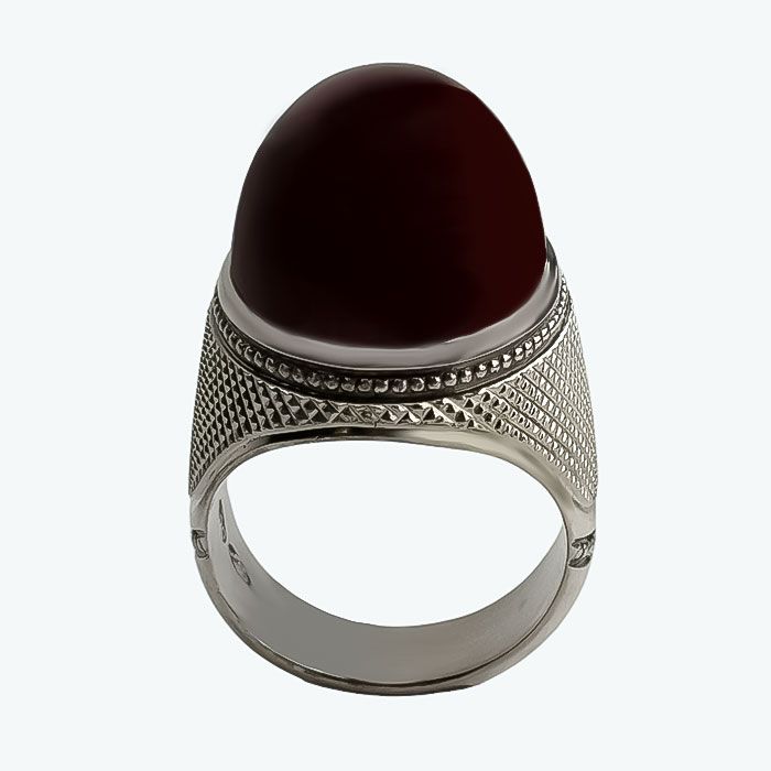 انگشتر نقره مردانه مدل r1570