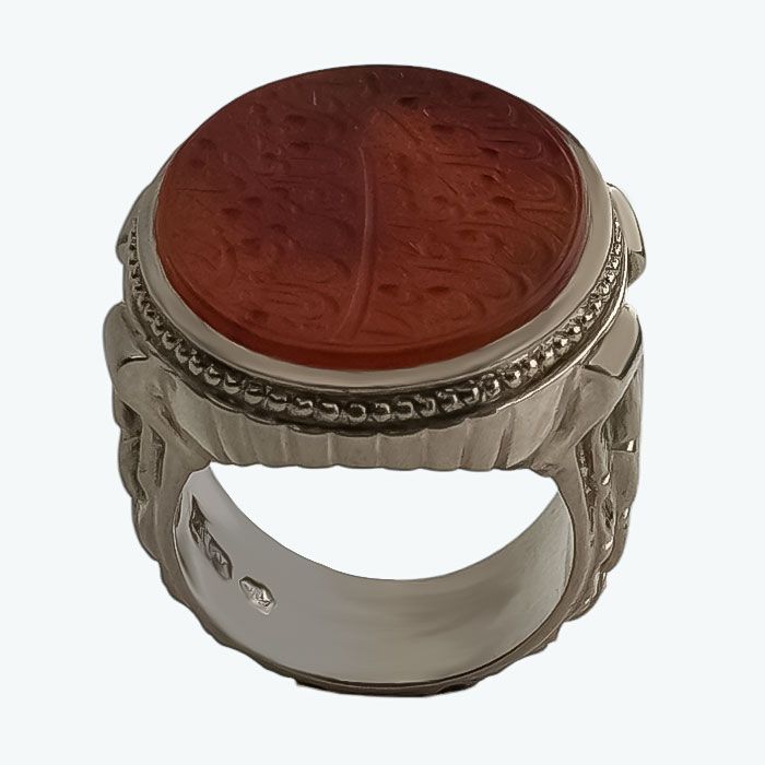 انگشتر نقره مردانه مدل r1576