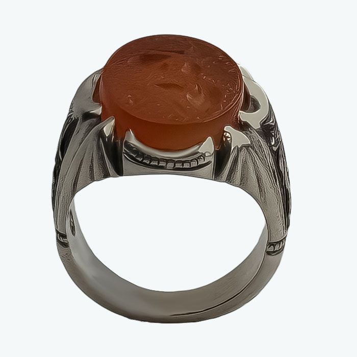 انگشتر نقره مردانه مدل r1577