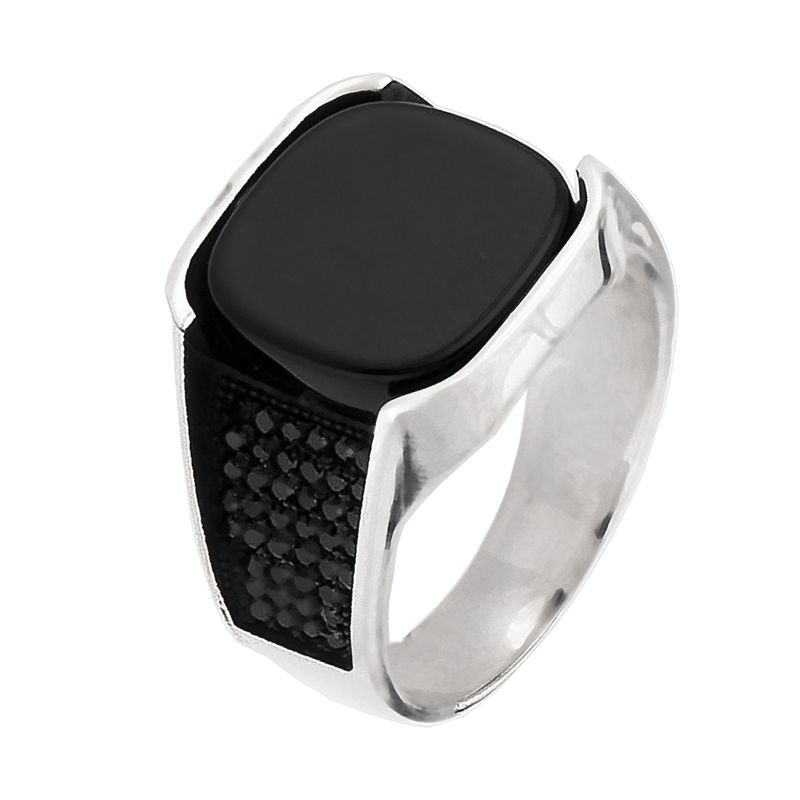 انگشتر نقره مردانه مون لایت کد r2108