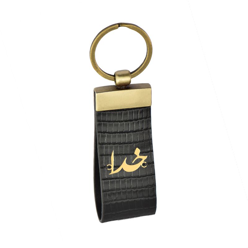 جاکلیدی طلا 18 عیار مردانه فرشته طرح خدا کد ubchl0005 0036