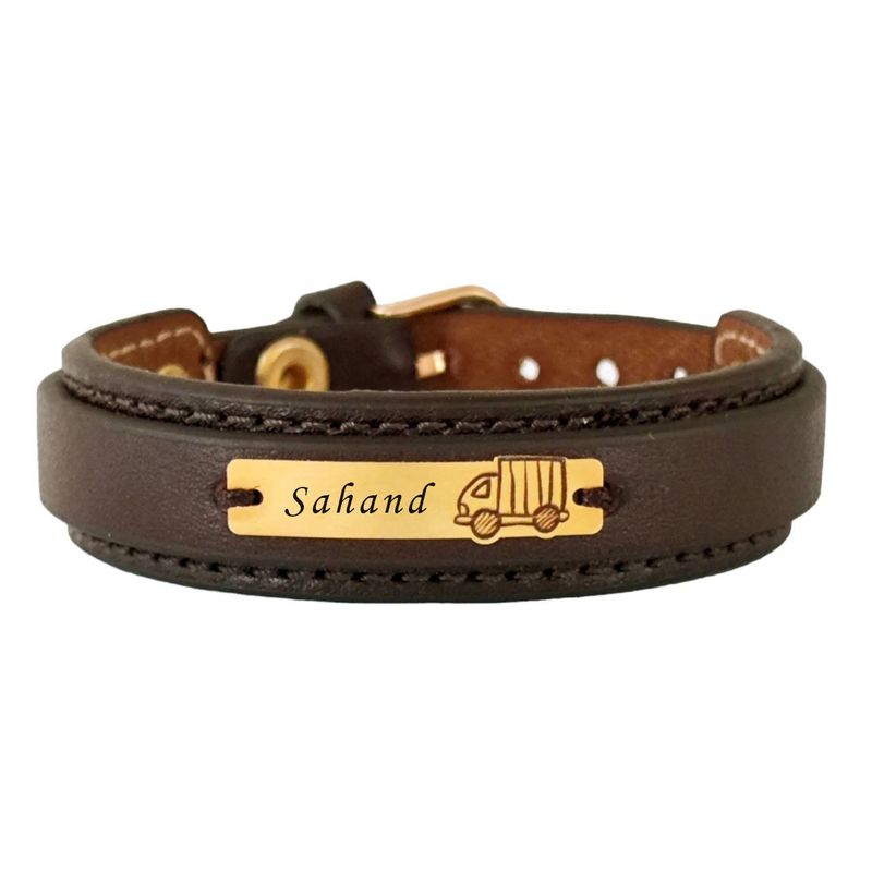 دستبند طلا 18 عیار بچگانه لیردا مدل اسم سهند 72600
