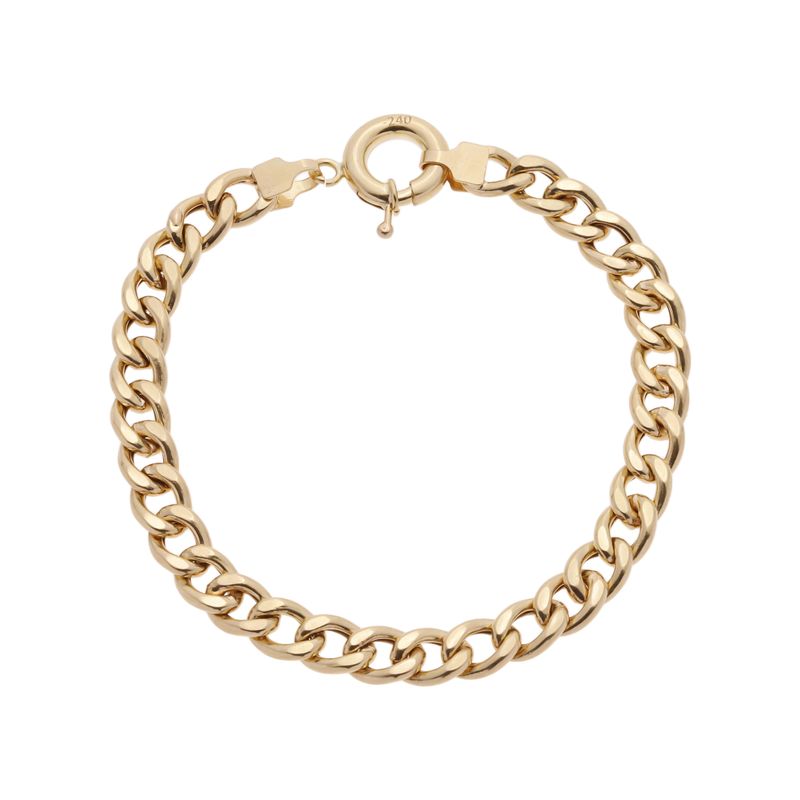 دستبند طلا کم اجرت 18 عیار زنانه گلدم مدل b 39001