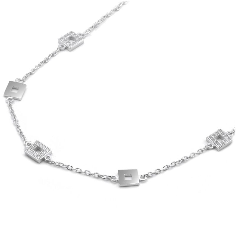 دستبند نقره اقلیمه کد dn109