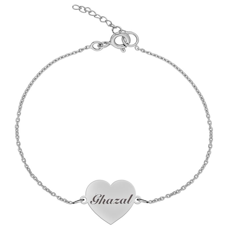دستبند نقره زنانه ترمه ۱ مدل غزل کد dn 2049