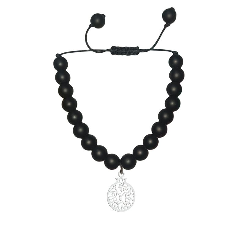 دستبند نقره هایکا طرح انار مدل n.ha1 204