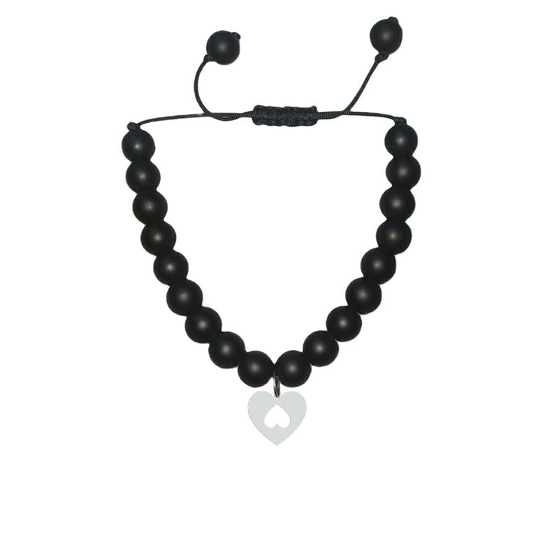 دستبند نقره هایکا طرح قلب مدل n.ha1 296