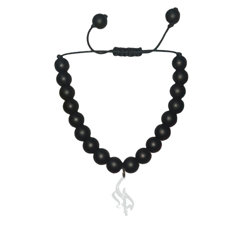 دستبند نقره هایکا طرح لیلا مدل n.ha1 262