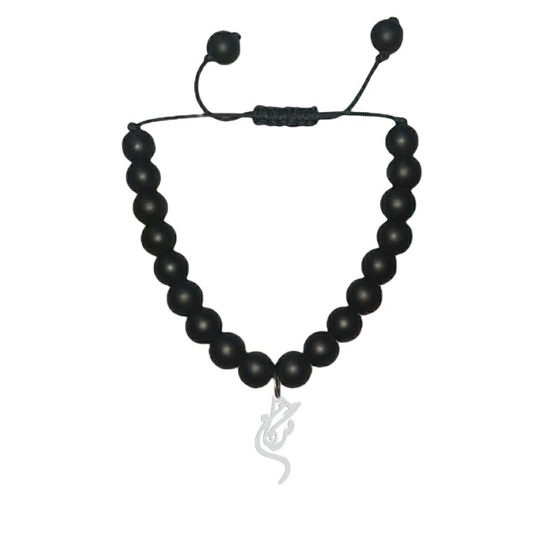 دستبند نقره هایکا طرح مژگان مدل n.ha1 283