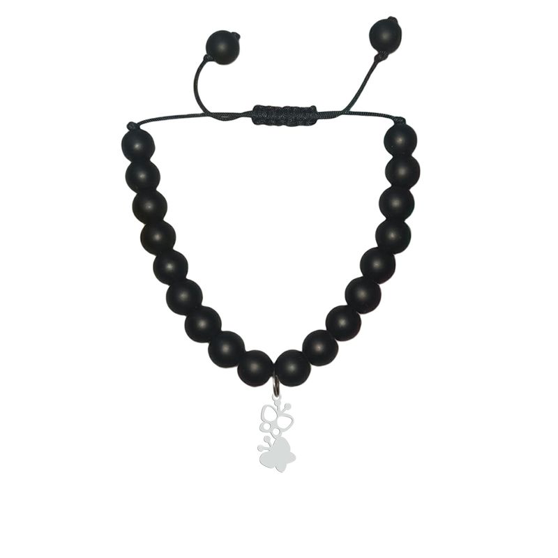 دستبند نقره هایکا طرح پروانه  مدل n.ha 925