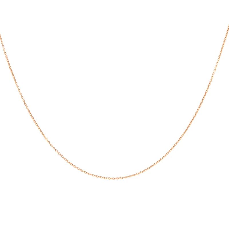 زنجیر طلا کم اجرت 18 عیار گالری طلای عیاره مدل فلامنگو حلقه ای s50
