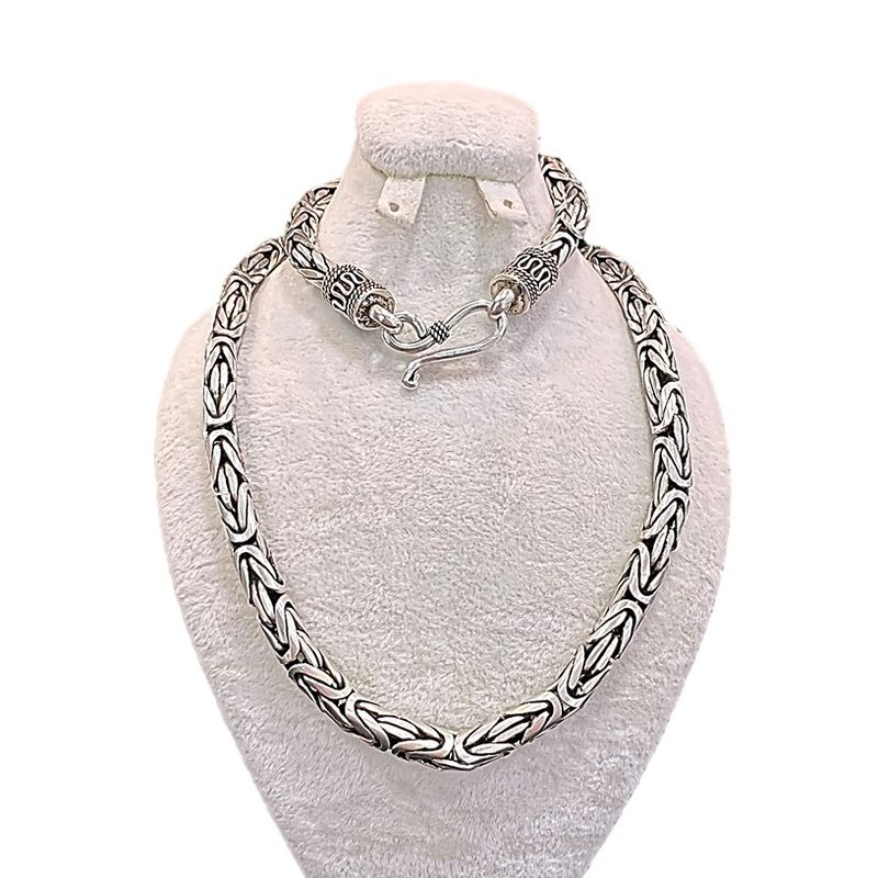 زنجیر نقره مردانه کد glsr 1169