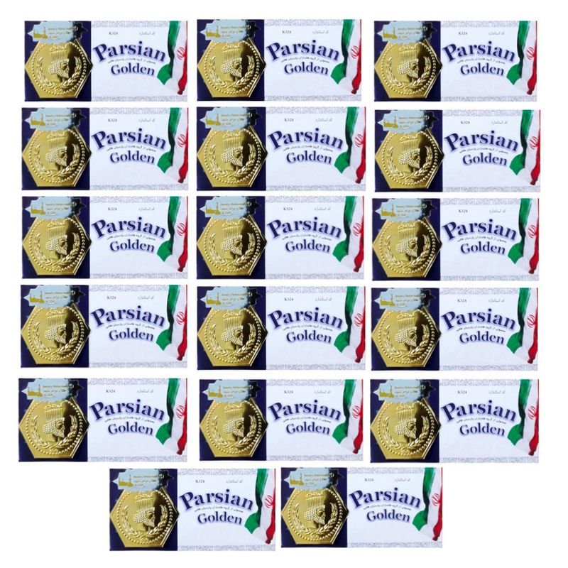 سکه طلا گرمی 18 عیار مدل پارسیان آفرینش k050 مجموعه 17 عددی