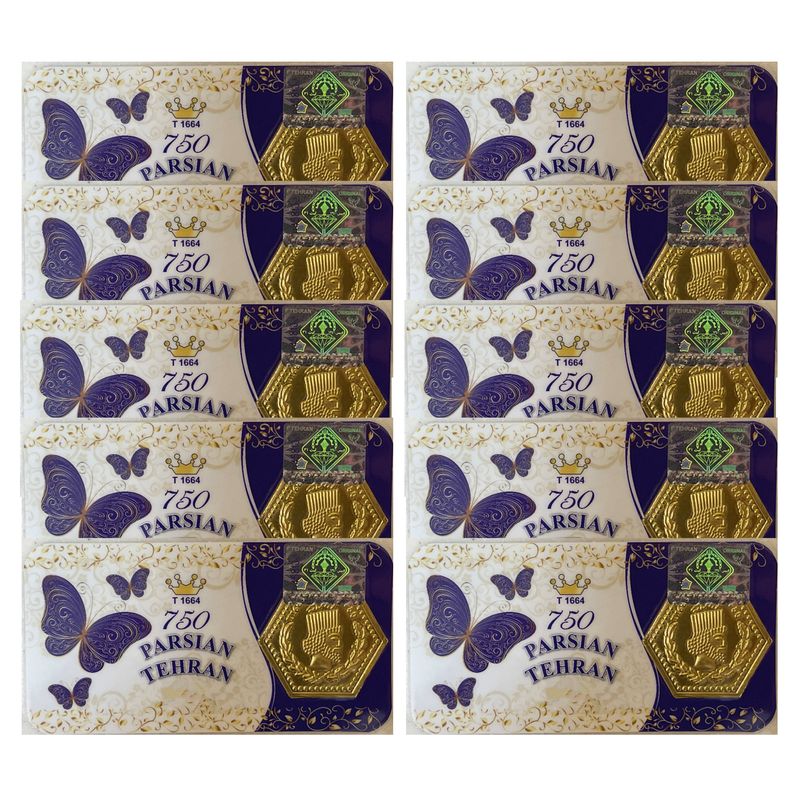 سکه گرمی طلا 18 عیار پارسیان تهران مدل k412 مجموعه 10 عددی
