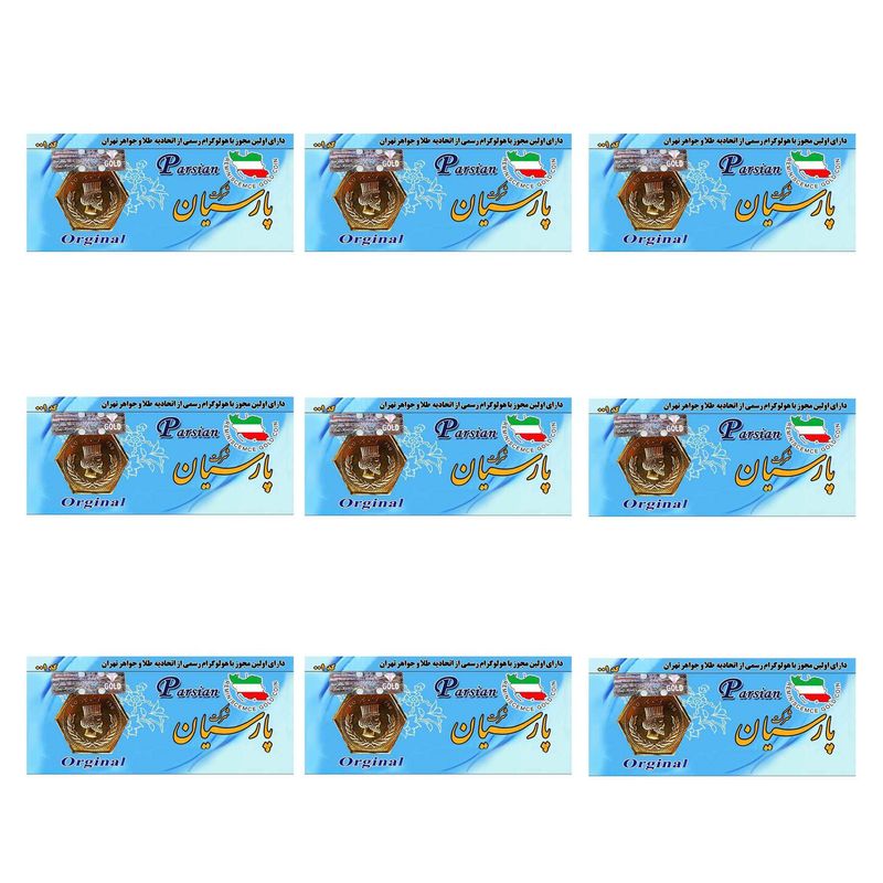 سکه گرمی طلا 18 عیار پارسیان مدل sn12553 مجموعه 9 عددی
