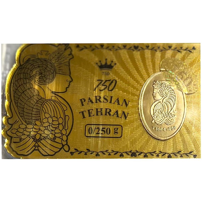 شمش طلا 18 عیار رستا گالری مدل ملکه