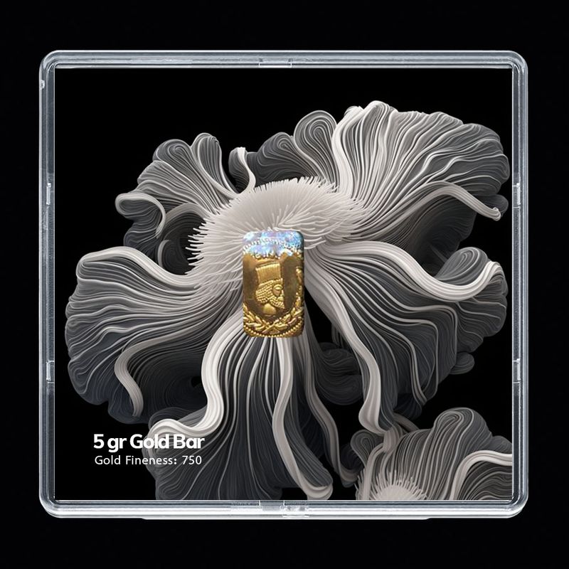 شمش طلا 18 عیار مدوپد مدل sg10068