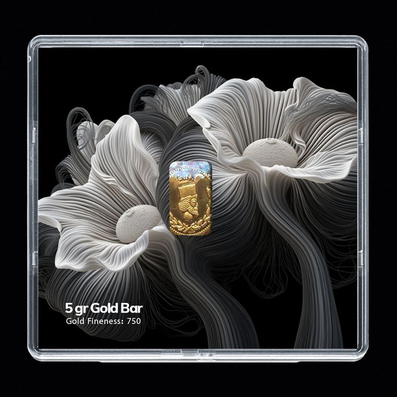 شمش طلا 18 عیار مدوپد مدل sg10070